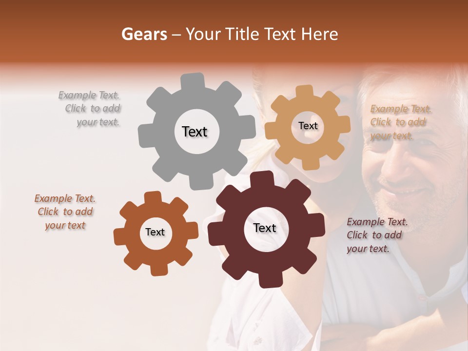 Red Dirt Road On Massai Mara, Kenya, Africa. PowerPoint Template