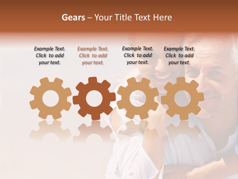 Red Dirt Road On Massai Mara, Kenya, Africa. PowerPoint Template