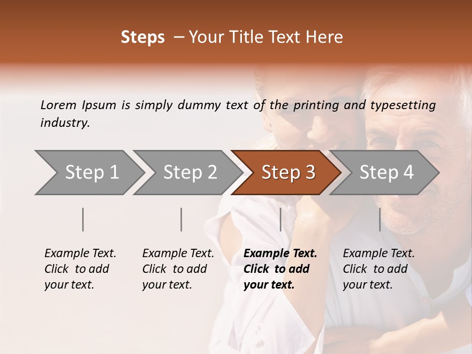 Red Dirt Road On Massai Mara, Kenya, Africa. PowerPoint Template