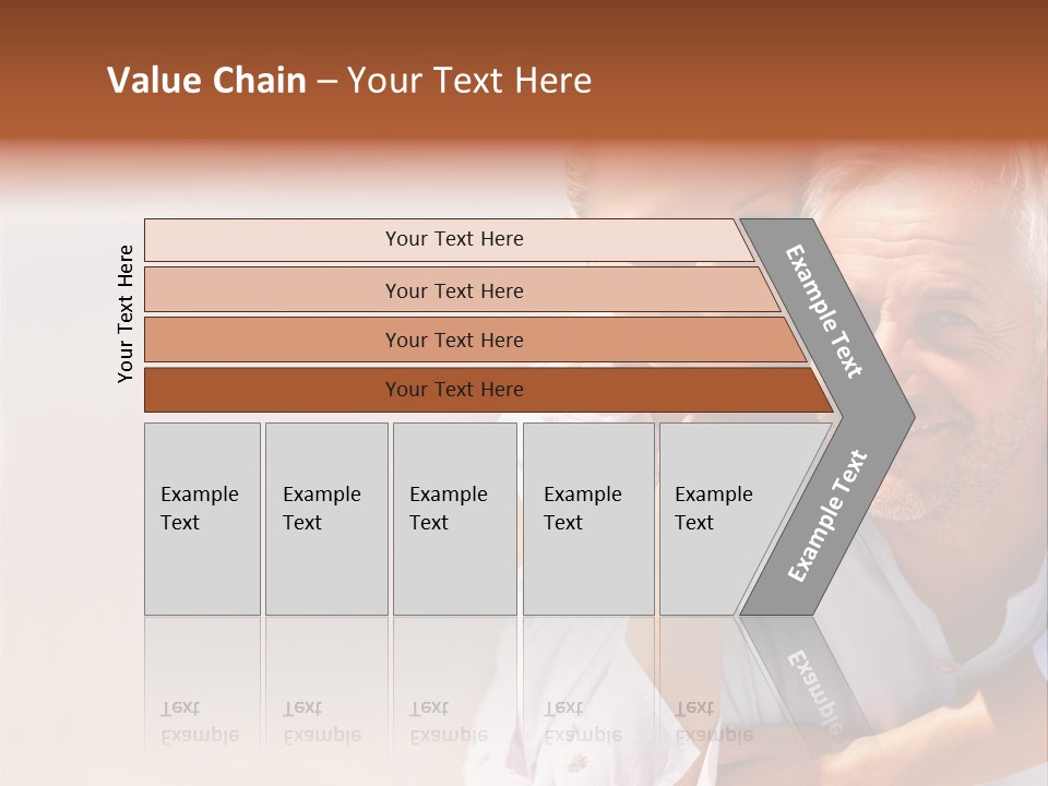 Red Dirt Road On Massai Mara, Kenya, Africa. PowerPoint Template