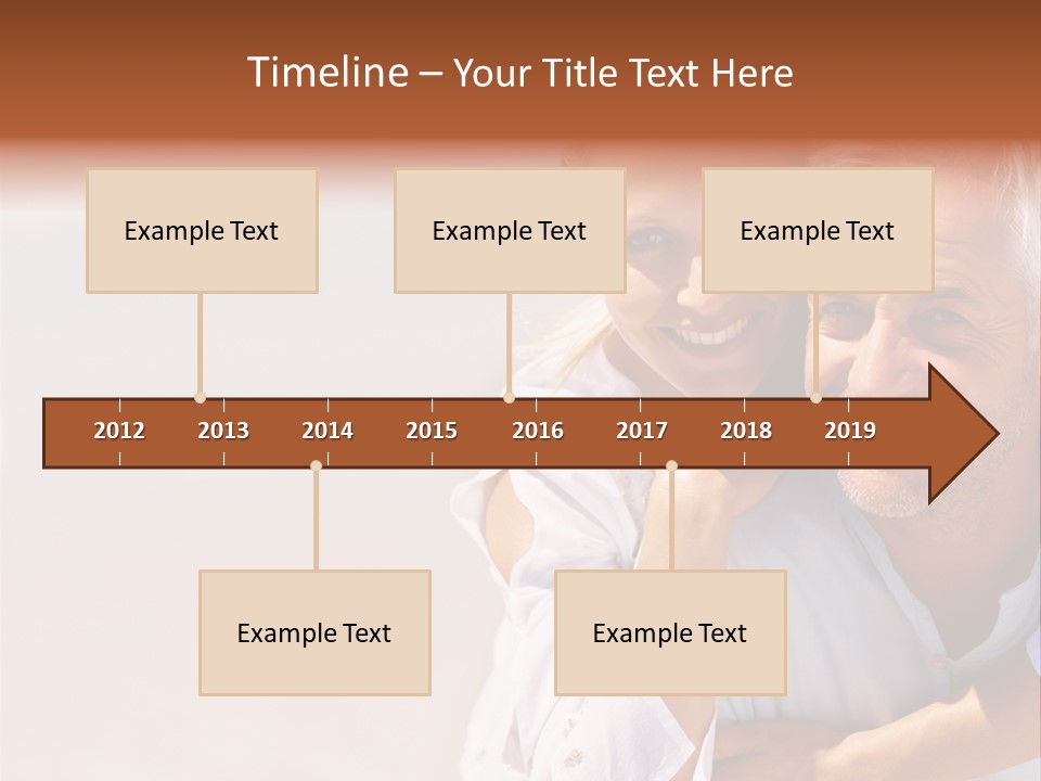 Red Dirt Road On Massai Mara, Kenya, Africa. PowerPoint Template