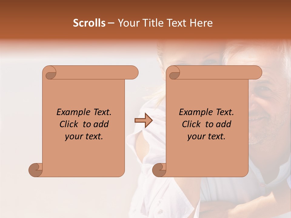 Red Dirt Road On Massai Mara, Kenya, Africa. PowerPoint Template