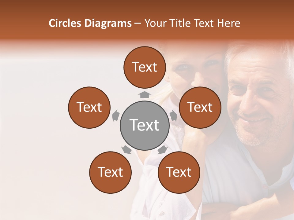 Red Dirt Road On Massai Mara, Kenya, Africa. PowerPoint Template