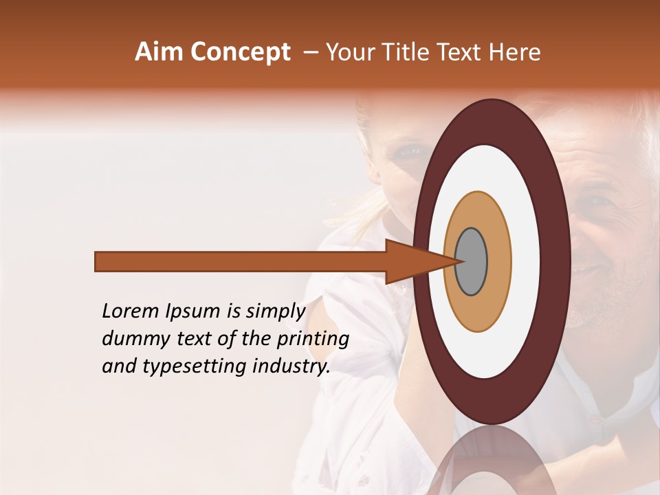 Red Dirt Road On Massai Mara, Kenya, Africa. PowerPoint Template