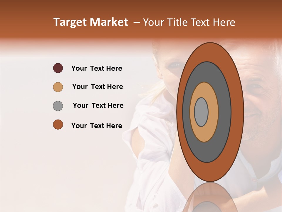 Red Dirt Road On Massai Mara, Kenya, Africa. PowerPoint Template