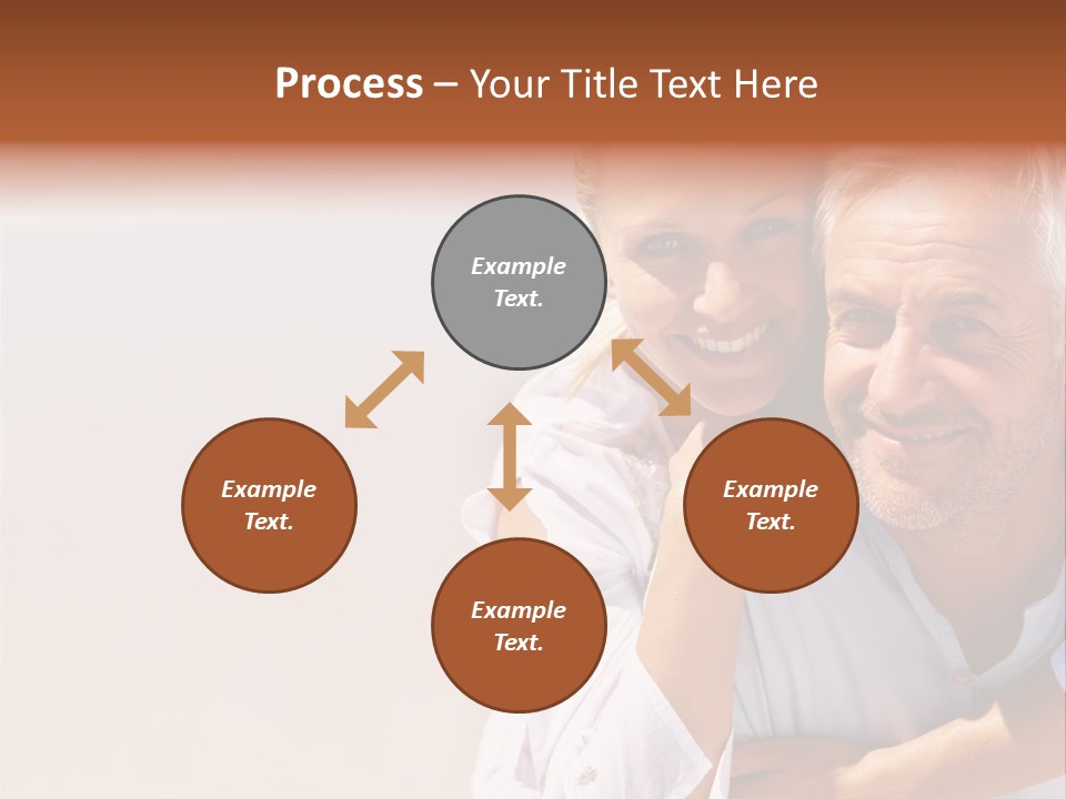 Red Dirt Road On Massai Mara, Kenya, Africa. PowerPoint Template