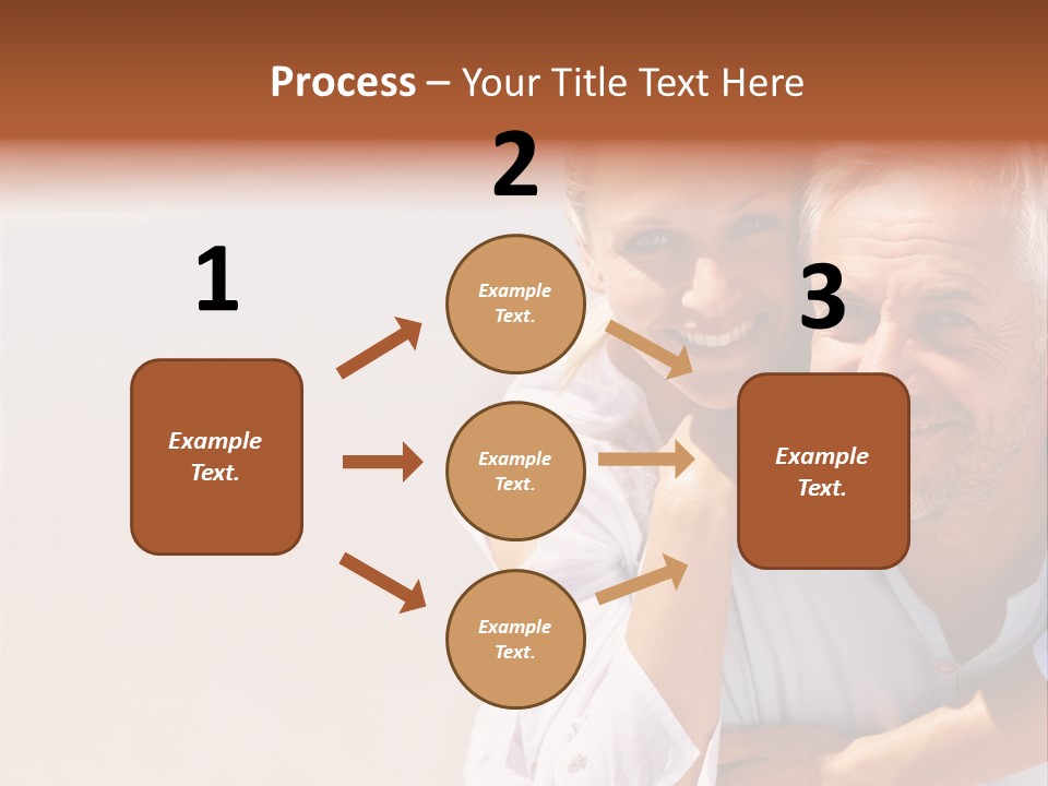 Red Dirt Road On Massai Mara, Kenya, Africa. PowerPoint Template