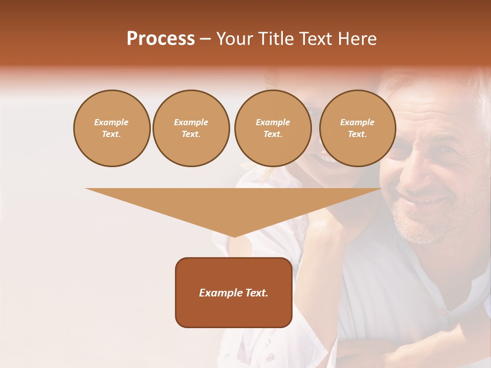 Red Dirt Road On Massai Mara, Kenya, Africa. PowerPoint Template