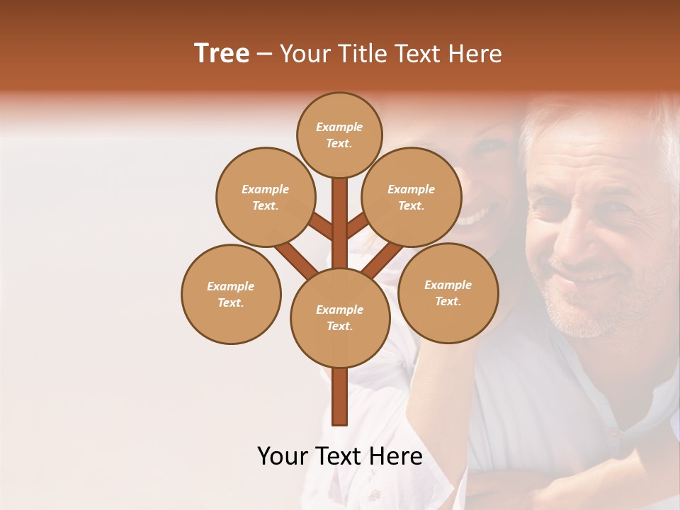 Red Dirt Road On Massai Mara, Kenya, Africa. PowerPoint Template