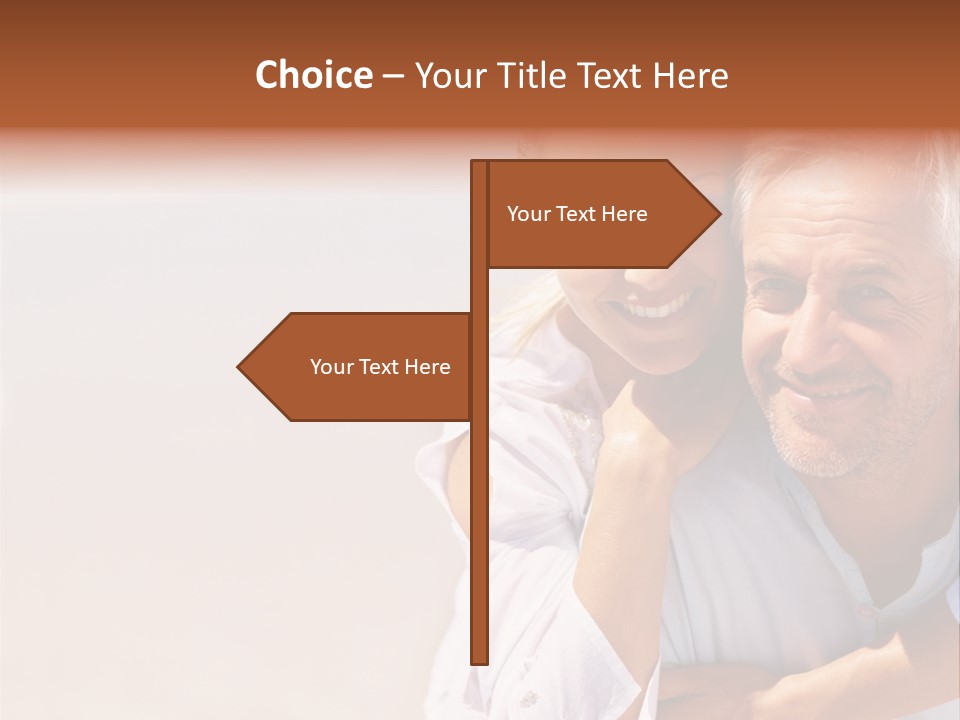 Red Dirt Road On Massai Mara, Kenya, Africa. PowerPoint Template