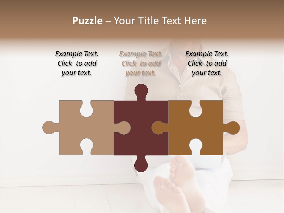 Wet Plastic Bucket With Cleaning Supplies Isolated On White Background PowerPoint Template