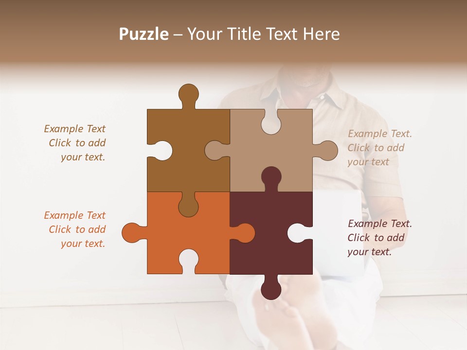 Wet Plastic Bucket With Cleaning Supplies Isolated On White Background PowerPoint Template