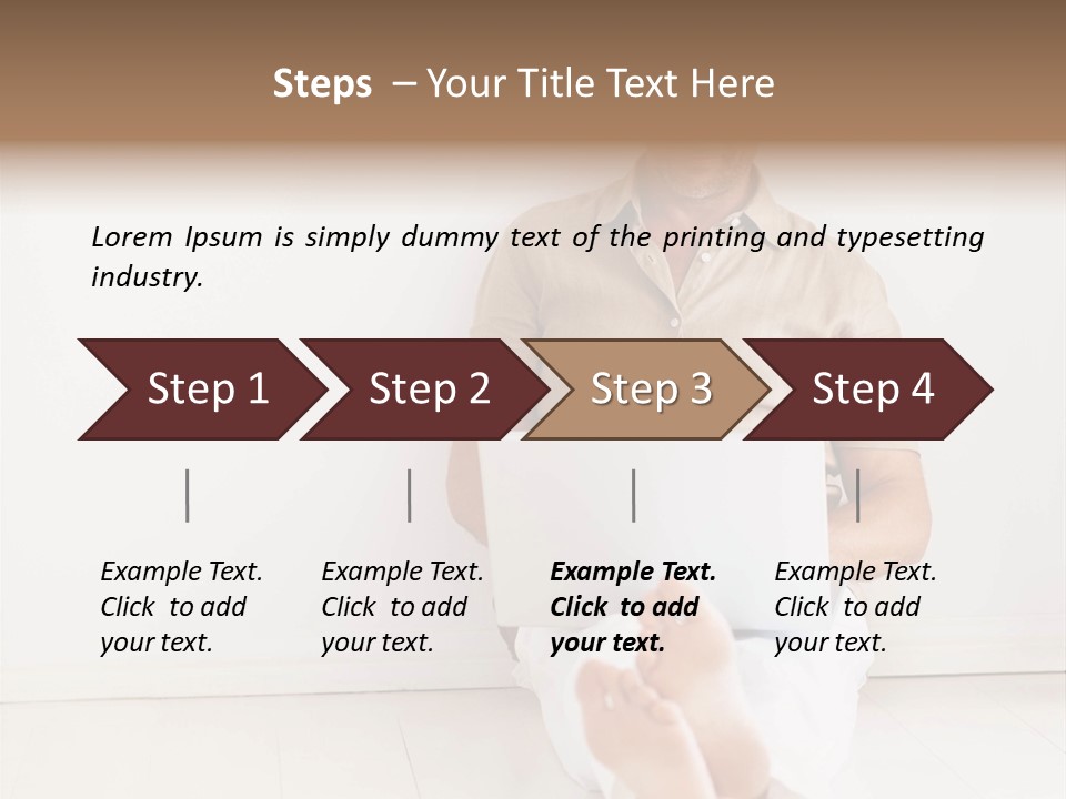 Wet Plastic Bucket With Cleaning Supplies Isolated On White Background PowerPoint Template