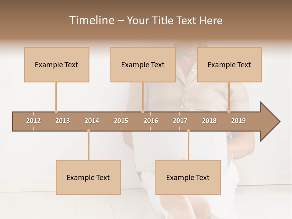 Wet Plastic Bucket With Cleaning Supplies Isolated On White Background PowerPoint Template