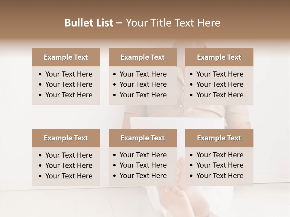 Wet Plastic Bucket With Cleaning Supplies Isolated On White Background PowerPoint Template