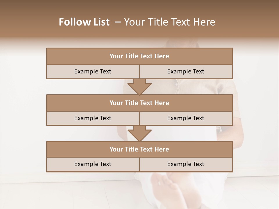 Wet Plastic Bucket With Cleaning Supplies Isolated On White Background PowerPoint Template