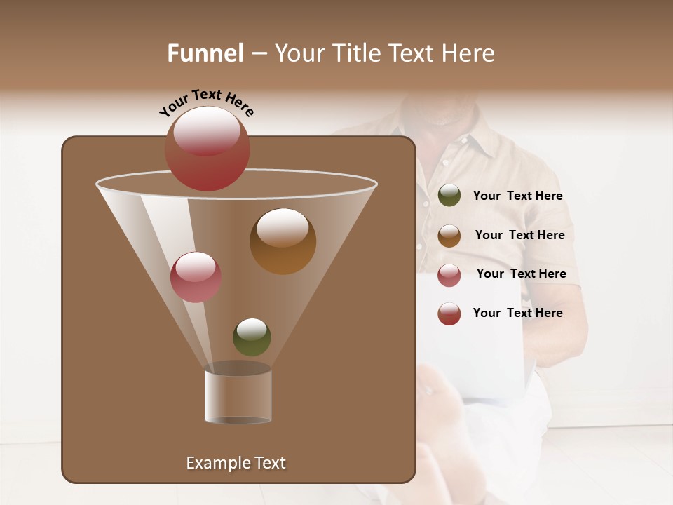 Wet Plastic Bucket With Cleaning Supplies Isolated On White Background PowerPoint Template