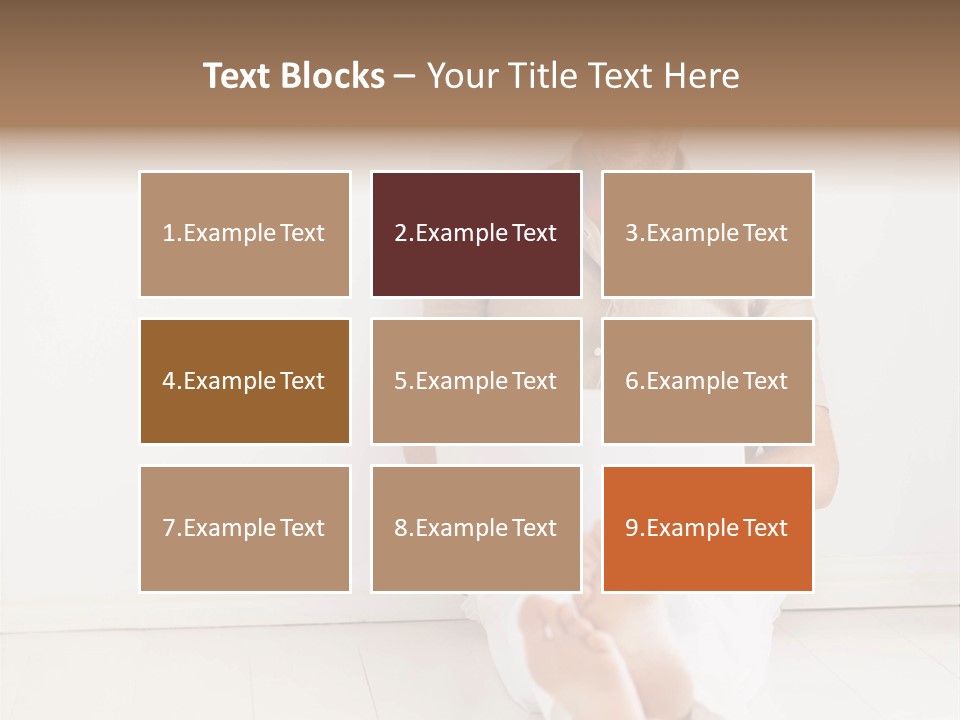 Wet Plastic Bucket With Cleaning Supplies Isolated On White Background PowerPoint Template