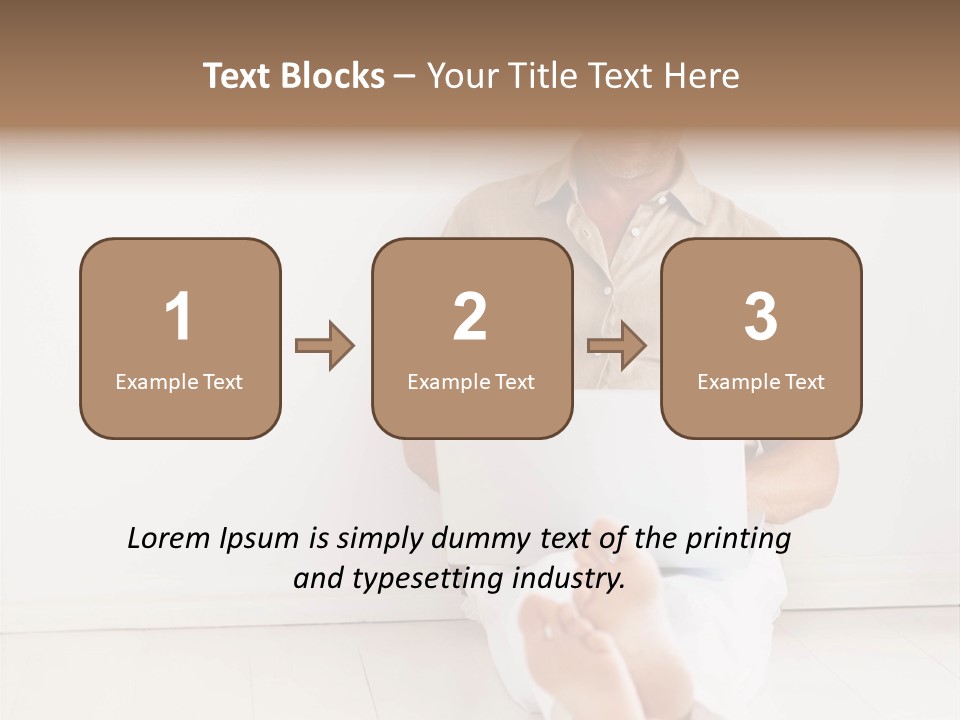 Wet Plastic Bucket With Cleaning Supplies Isolated On White Background PowerPoint Template