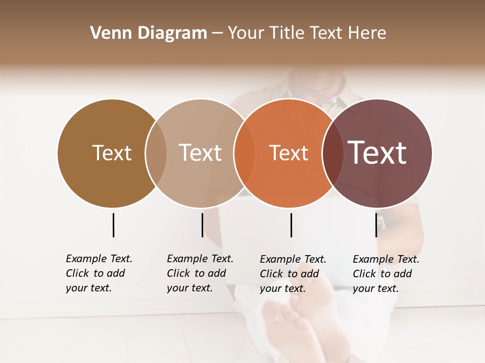 Wet Plastic Bucket With Cleaning Supplies Isolated On White Background PowerPoint Template