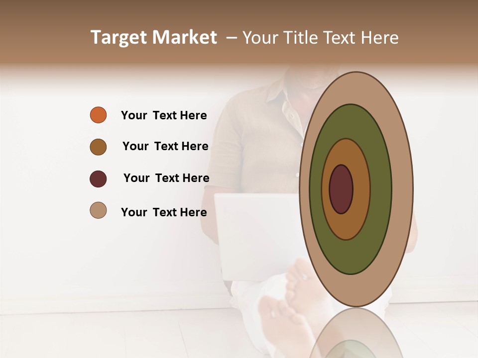 Wet Plastic Bucket With Cleaning Supplies Isolated On White Background PowerPoint Template