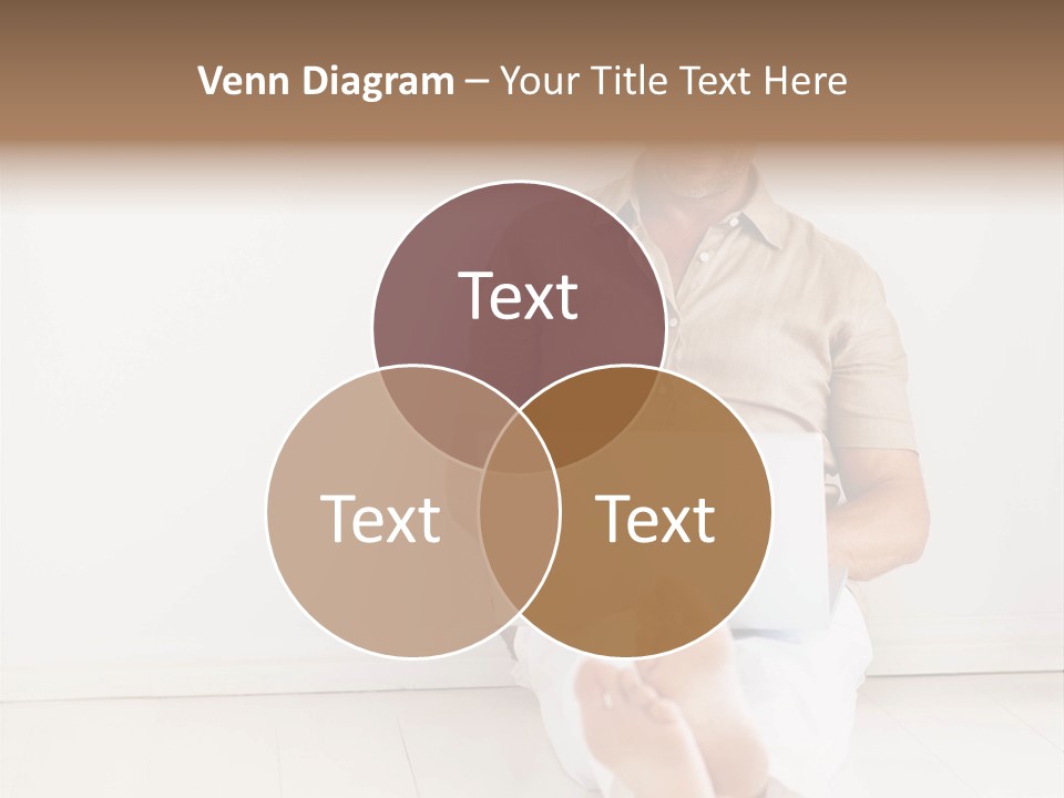 Wet Plastic Bucket With Cleaning Supplies Isolated On White Background PowerPoint Template