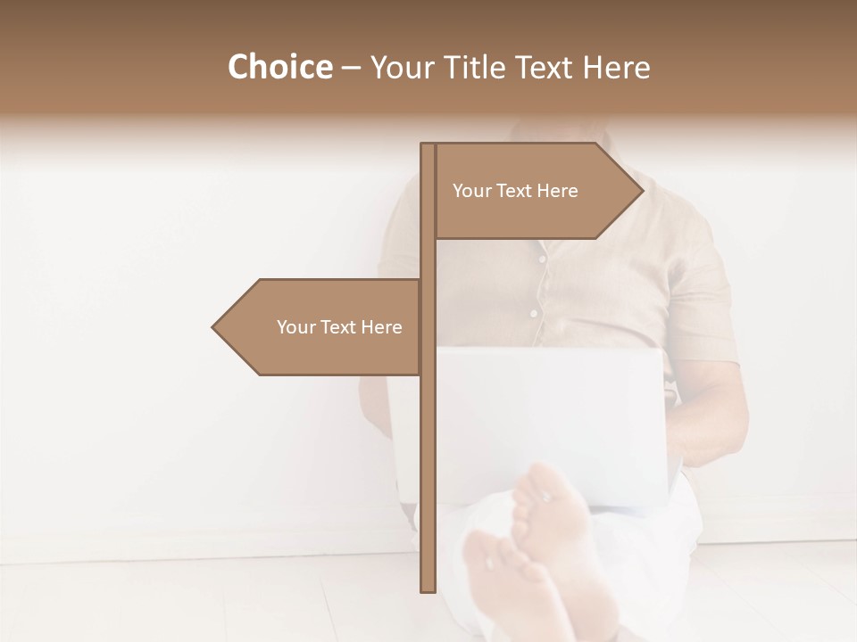 Wet Plastic Bucket With Cleaning Supplies Isolated On White Background PowerPoint Template