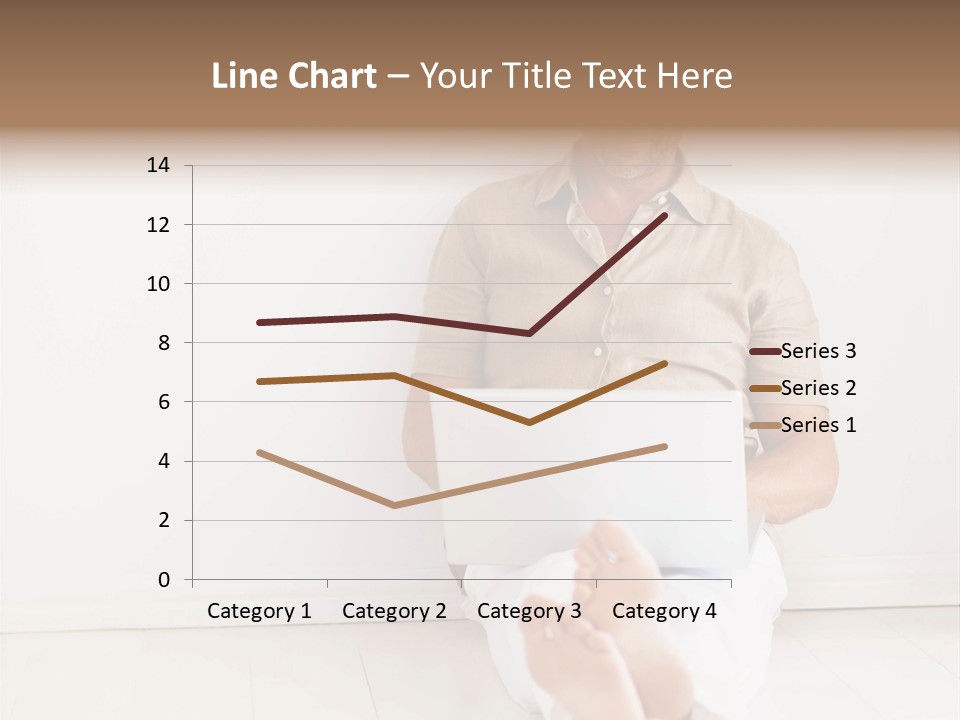 Wet Plastic Bucket With Cleaning Supplies Isolated On White Background PowerPoint Template