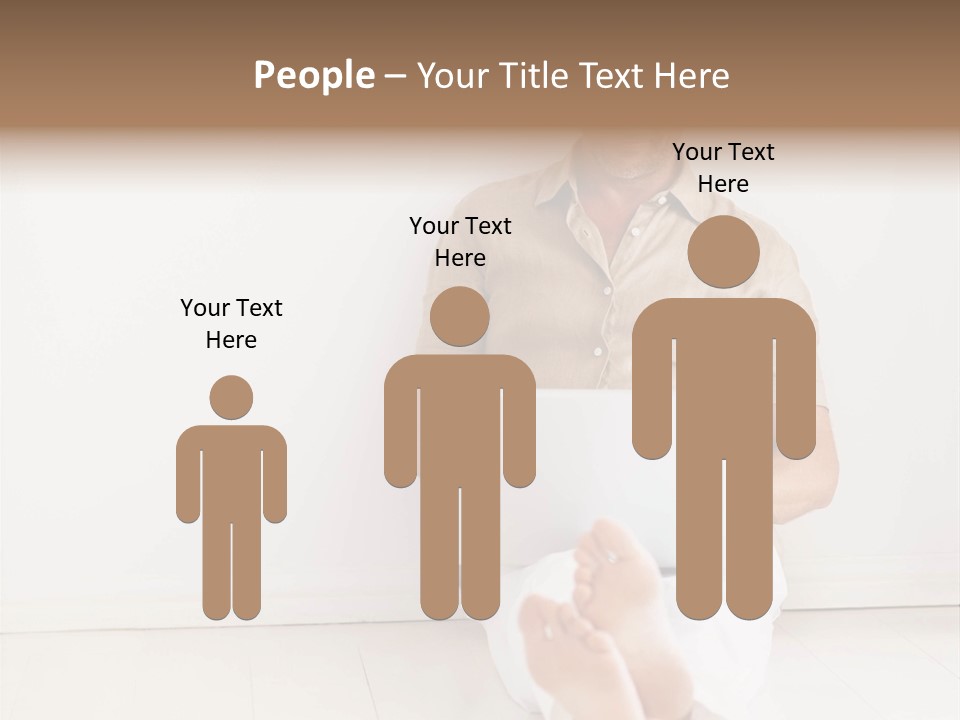 Wet Plastic Bucket With Cleaning Supplies Isolated On White Background PowerPoint Template