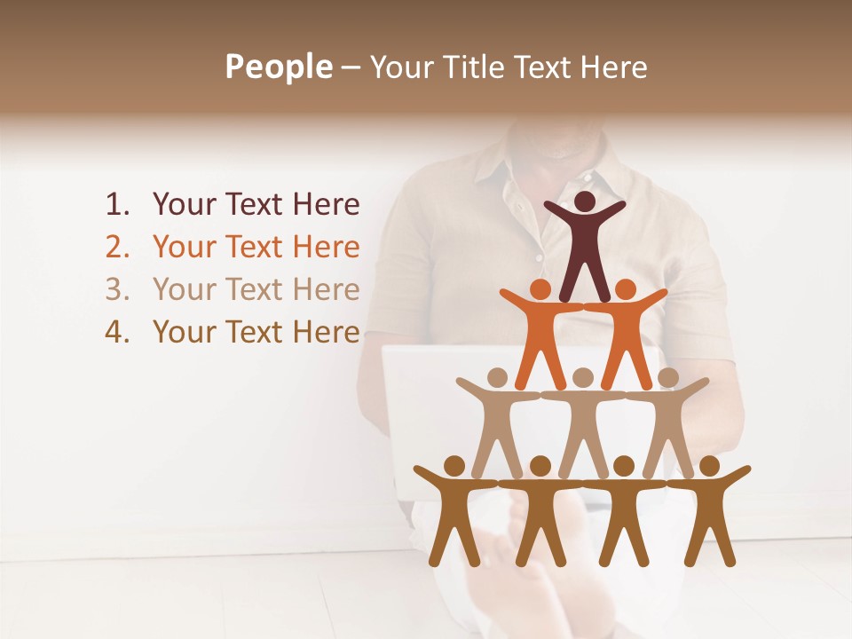 Wet Plastic Bucket With Cleaning Supplies Isolated On White Background PowerPoint Template