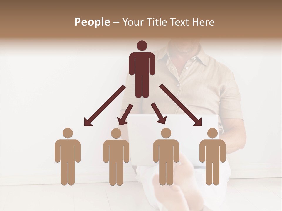 Wet Plastic Bucket With Cleaning Supplies Isolated On White Background PowerPoint Template