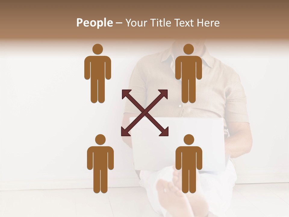 Wet Plastic Bucket With Cleaning Supplies Isolated On White Background PowerPoint Template