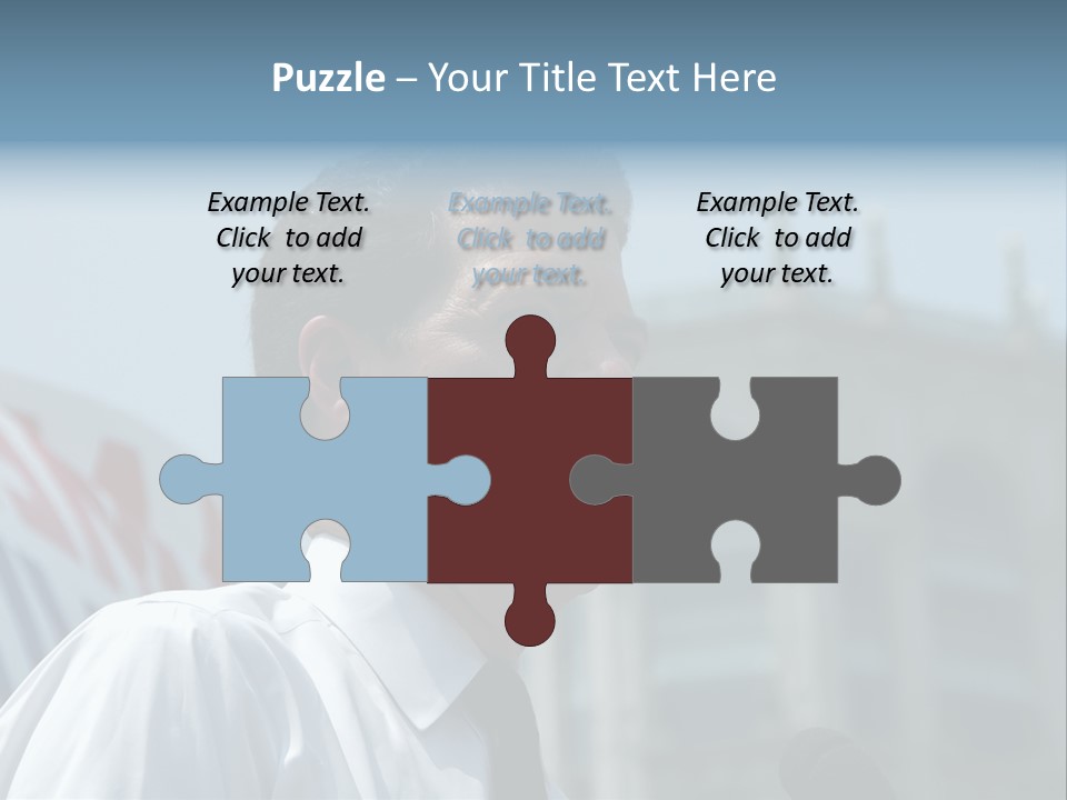 Aerial View Of Chicago, Illinois Looking North-East From The Sears Tower PowerPoint Template
