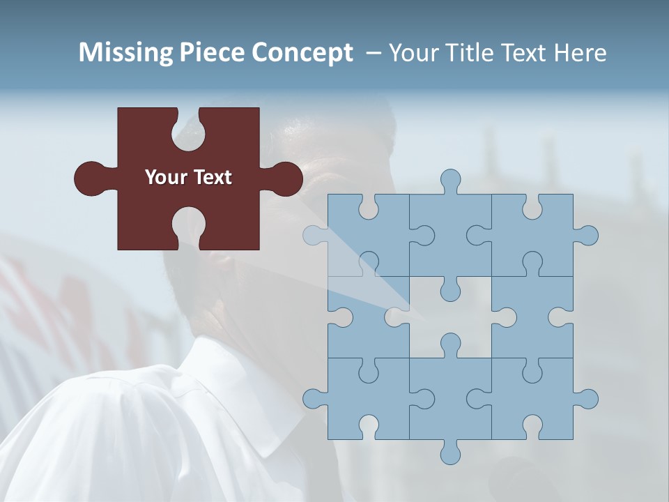 Aerial View Of Chicago, Illinois Looking North-East From The Sears Tower PowerPoint Template