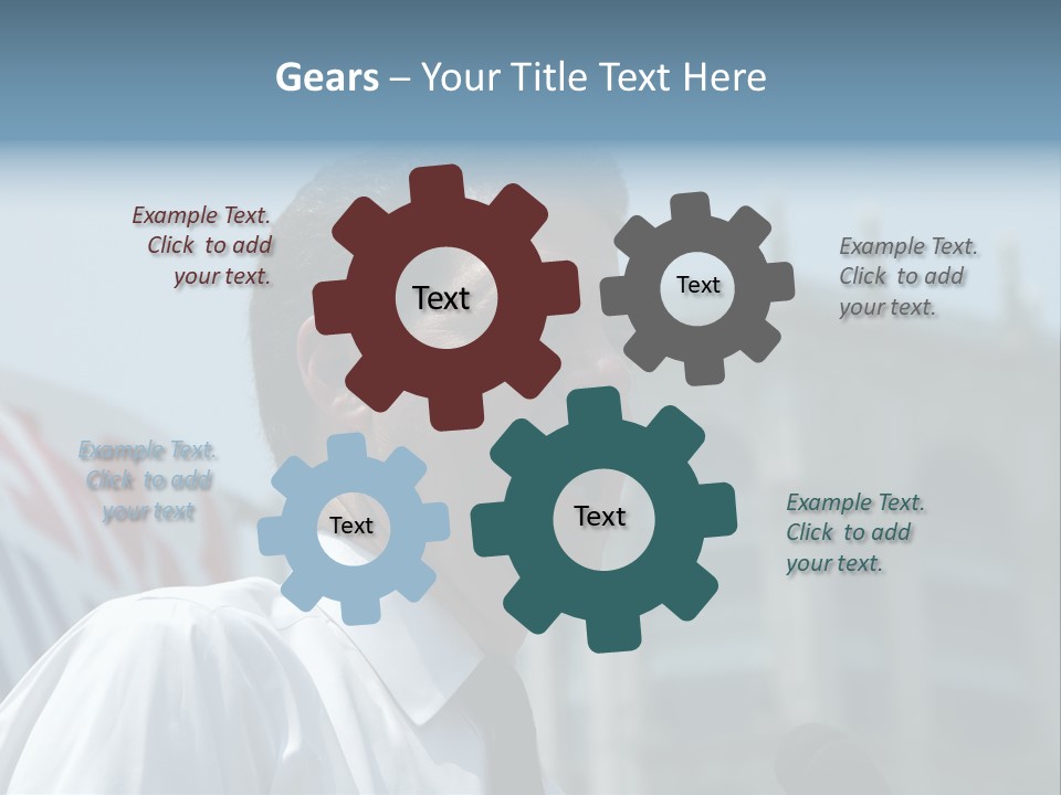 Aerial View Of Chicago, Illinois Looking North-East From The Sears Tower PowerPoint Template