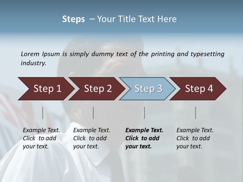 Aerial View Of Chicago, Illinois Looking North-East From The Sears Tower PowerPoint Template