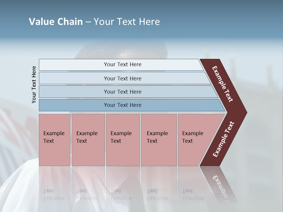 Aerial View Of Chicago, Illinois Looking North-East From The Sears Tower PowerPoint Template