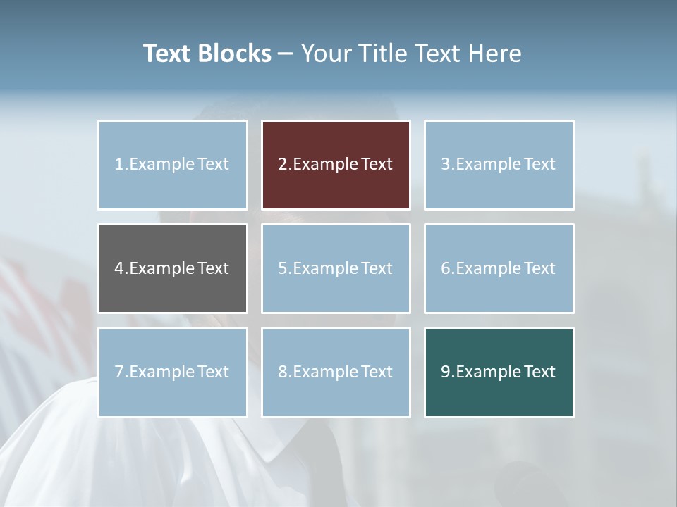 Aerial View Of Chicago, Illinois Looking North-East From The Sears Tower PowerPoint Template