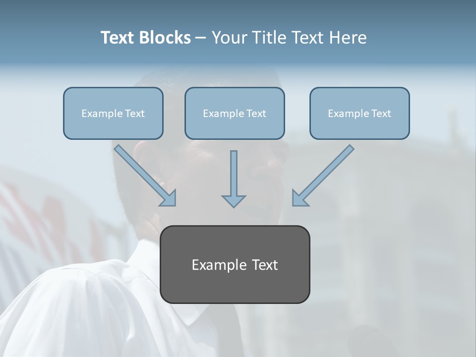 Aerial View Of Chicago, Illinois Looking North-East From The Sears Tower PowerPoint Template