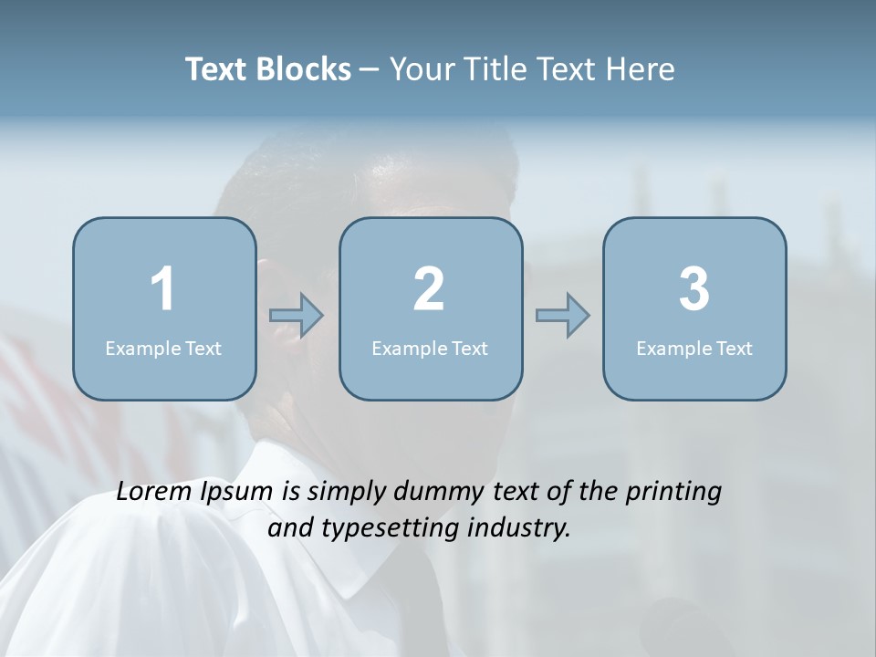 Aerial View Of Chicago, Illinois Looking North-East From The Sears Tower PowerPoint Template