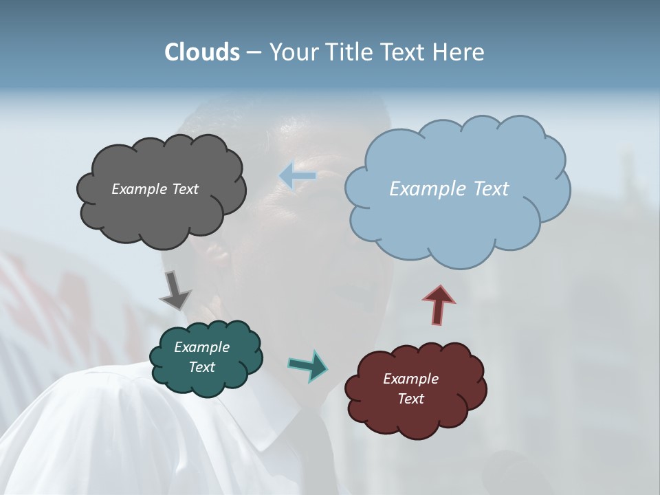 Aerial View Of Chicago, Illinois Looking North-East From The Sears Tower PowerPoint Template