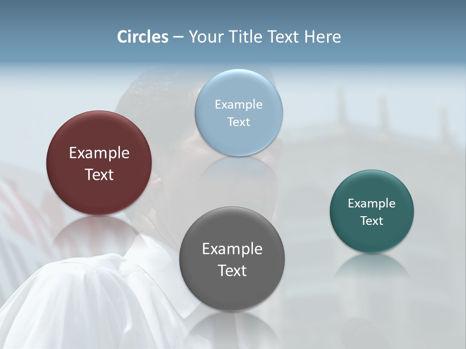 Aerial View Of Chicago, Illinois Looking North-East From The Sears Tower PowerPoint Template