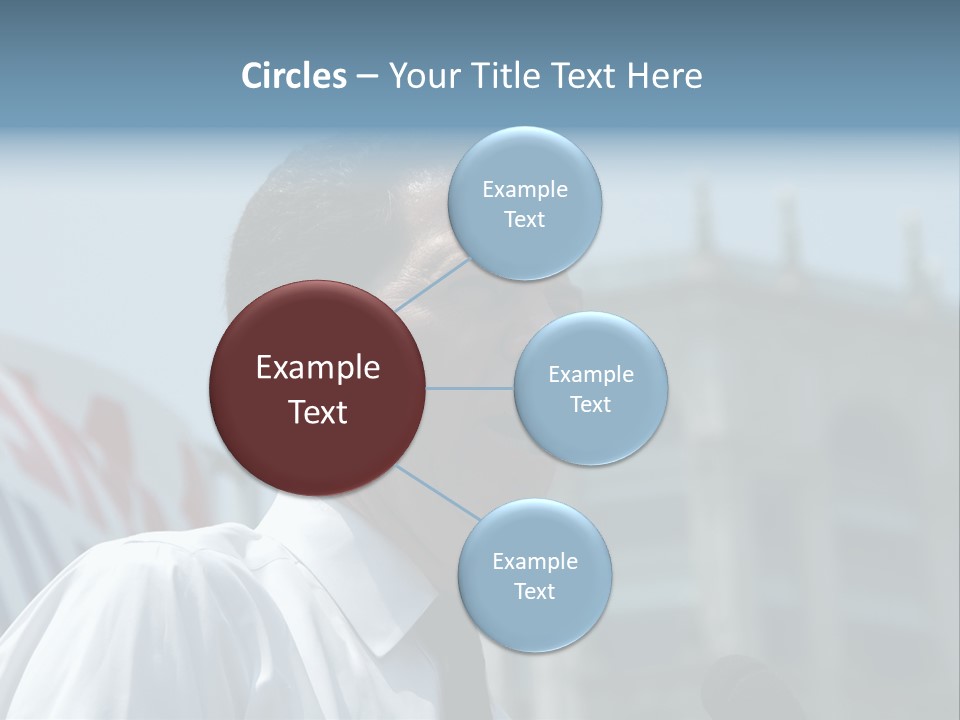 Aerial View Of Chicago, Illinois Looking North-East From The Sears Tower PowerPoint Template