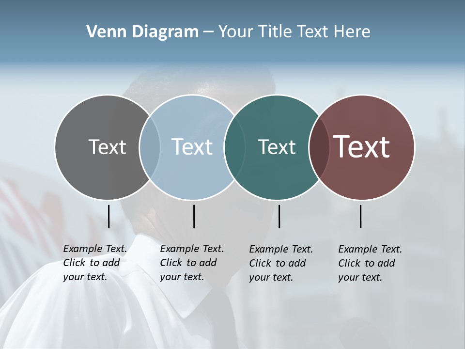 Aerial View Of Chicago, Illinois Looking North-East From The Sears Tower PowerPoint Template