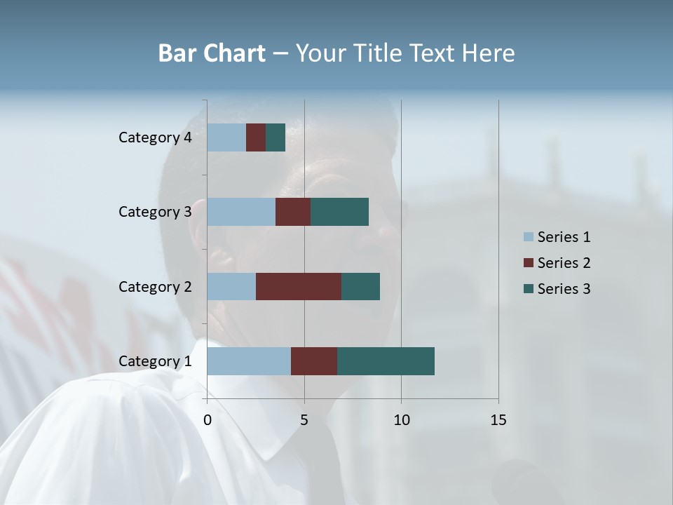 Aerial View Of Chicago, Illinois Looking North-East From The Sears Tower PowerPoint Template