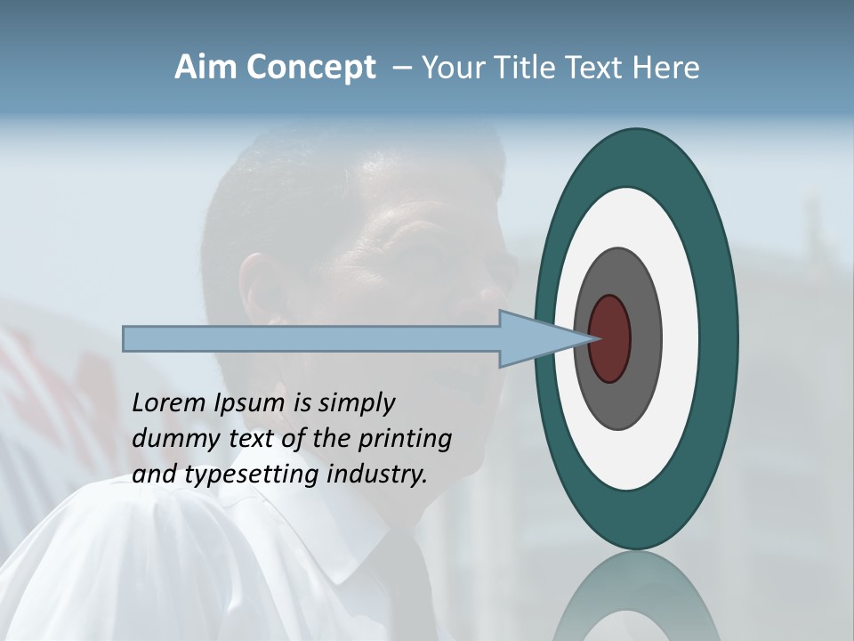 Aerial View Of Chicago, Illinois Looking North-East From The Sears Tower PowerPoint Template