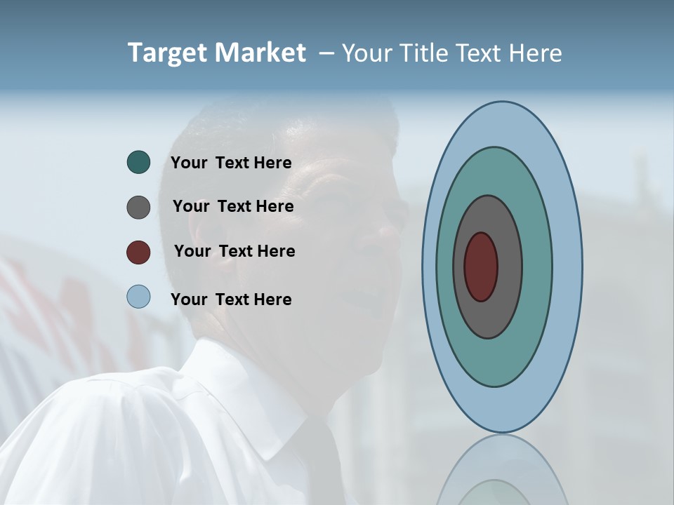 Aerial View Of Chicago, Illinois Looking North-East From The Sears Tower PowerPoint Template