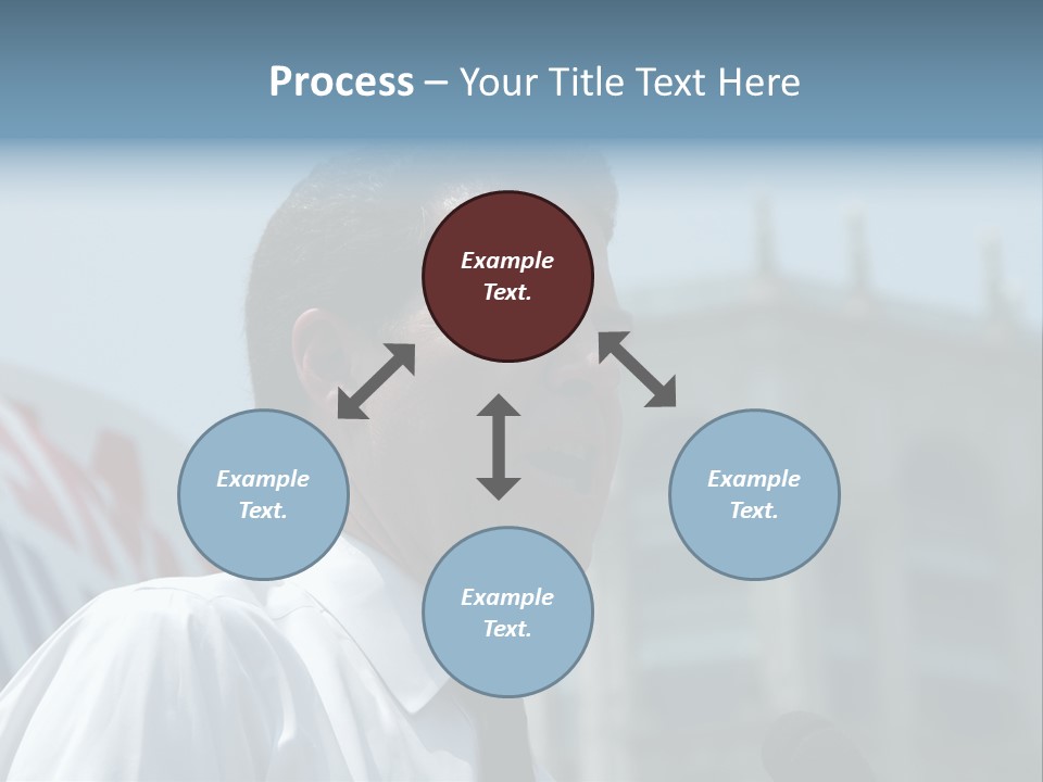 Aerial View Of Chicago, Illinois Looking North-East From The Sears Tower PowerPoint Template