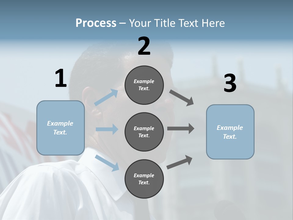 Aerial View Of Chicago, Illinois Looking North-East From The Sears Tower PowerPoint Template