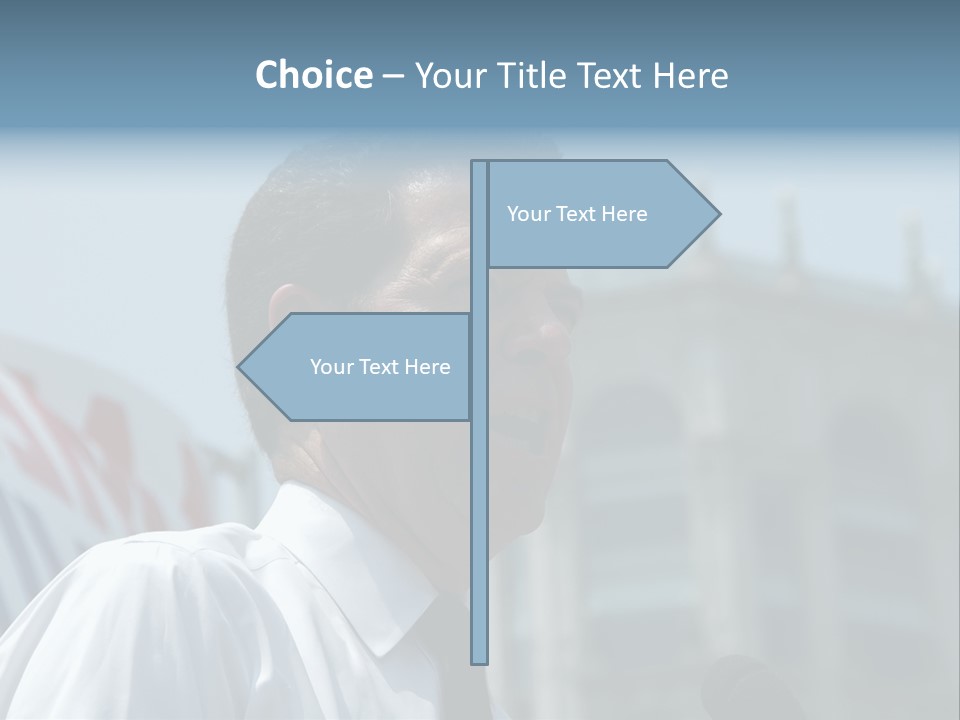 Aerial View Of Chicago, Illinois Looking North-East From The Sears Tower PowerPoint Template